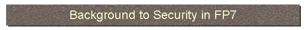 Background to Security in FP7